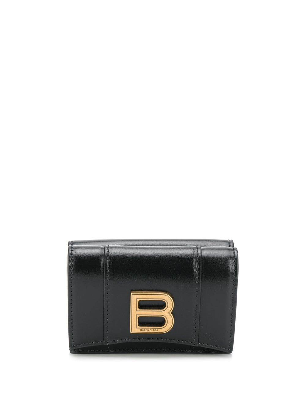 Image 1 of Balenciaga mini Hourglass leather wallet