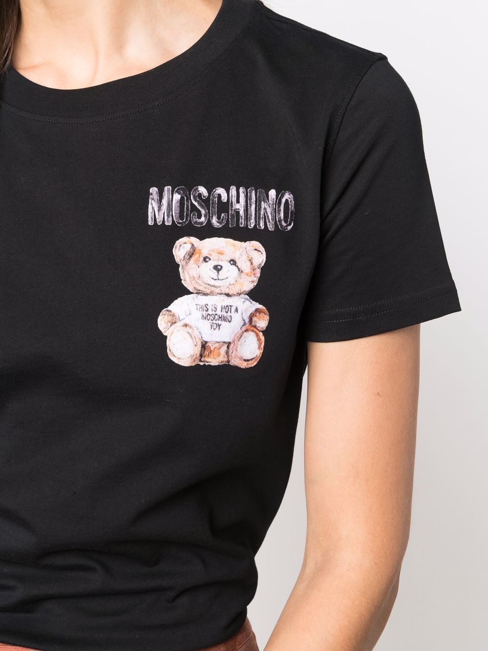 фото Moschino футболка с принтом