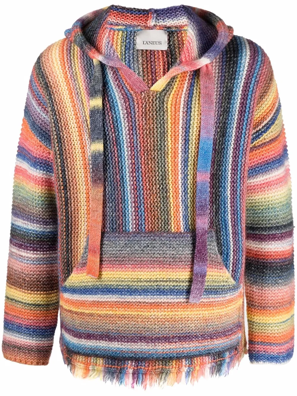 Laneus Cable Knit Robe Style Tie Up Cardigan, $520, farfetch.com