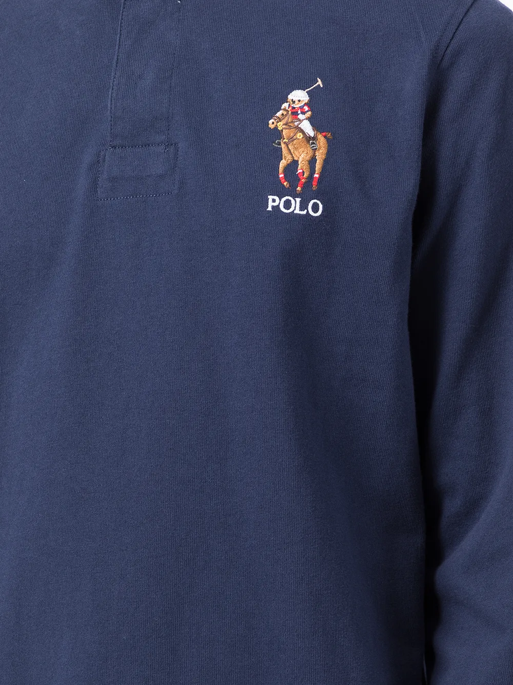 фото Polo ralph lauren рубашка поло с вышивкой