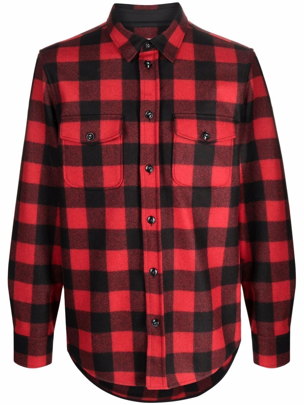 

Woolrich checked long-sleeve shirt - Red