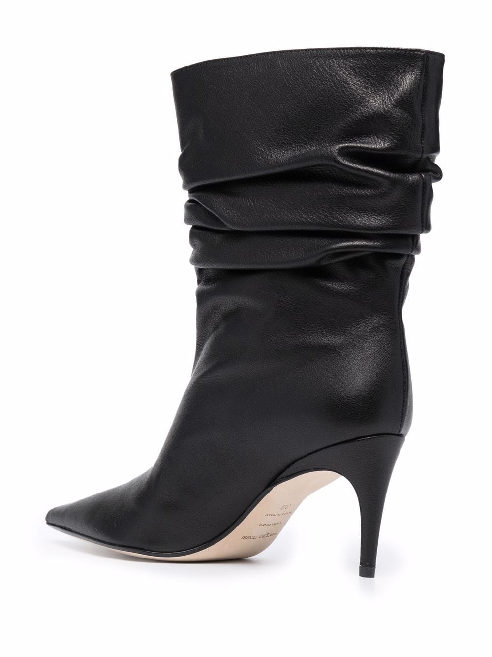 Sergio Rossi Cindy Ruched Ankle Boots - Farfetch