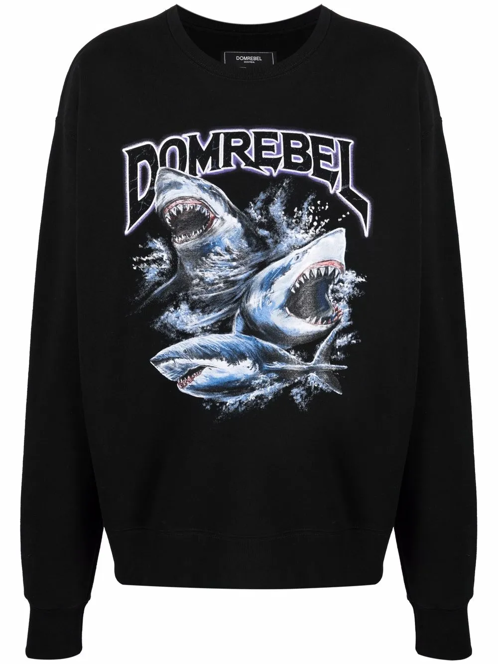 

DOMREBEL sudadera con logo estampado - Negro