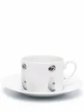 Fornasetti graphic-print porcelain tea set - White