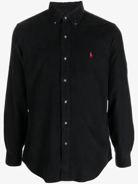 Polo Ralph Lauren embroidered-logo cotton shirt