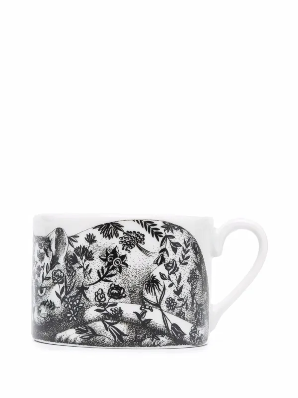 Fornasetti セット Fornasetti プリント ティーセット | ブラック | FARFETCH JP
