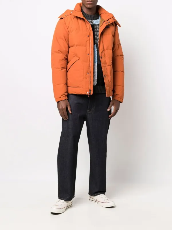 down filled hooded jacket