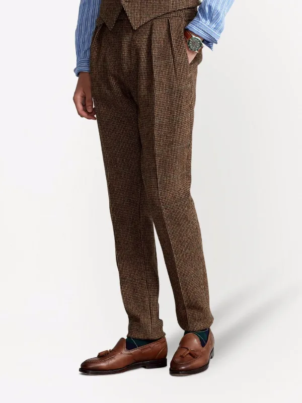ralph lauren tartan trousers