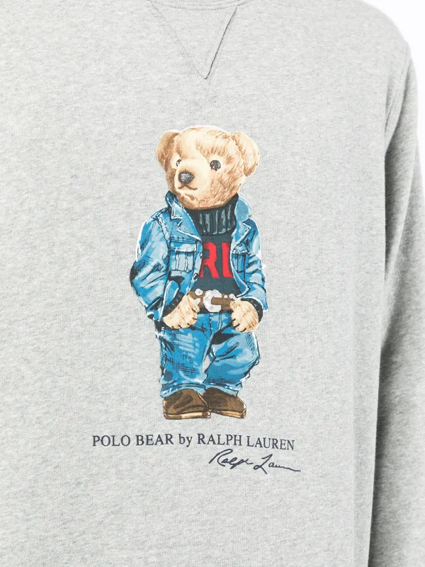 Polo Ralph Lauren Denim Polo Bear スウェットシャツ - Farfetch