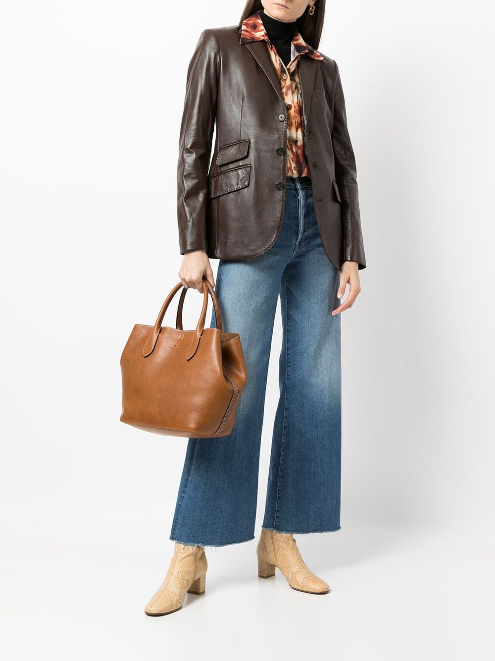 Polo Ralph Lauren medium Bellport leather tote bag - FARFETCH