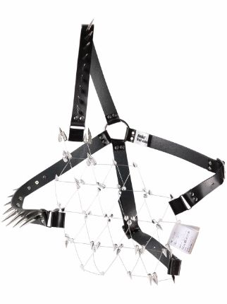 Shop Comme Des Garçons Noir Kei Ninomiya spiked chain-link harness