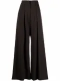 Alberto Biani wide-leg palazzo trousers - Brown