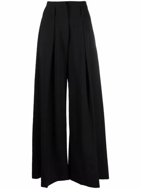 Alberto Biani mid-rise palazzo trousers