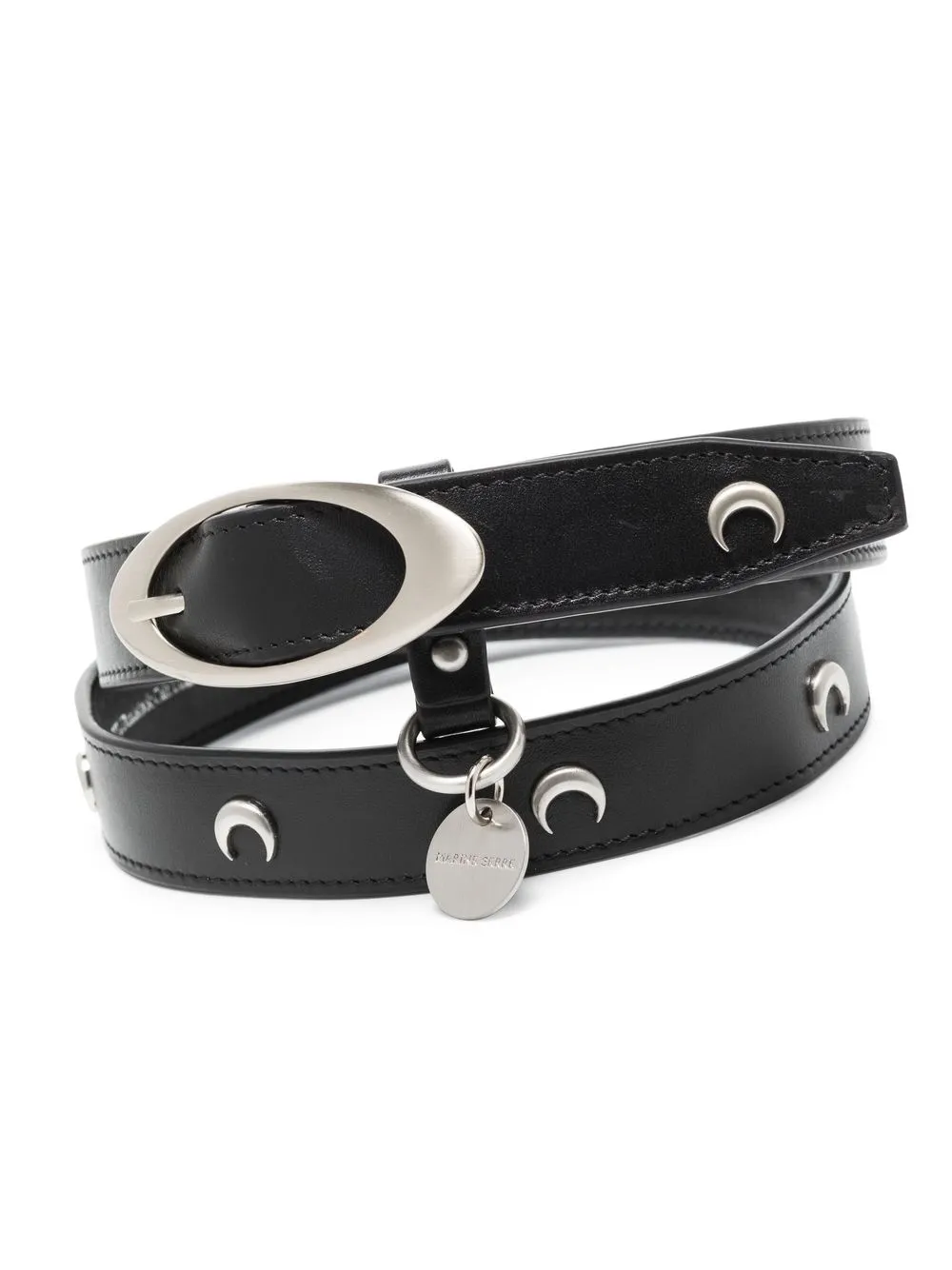 Marine Serre Crescent Moon logo Belt Farfetch