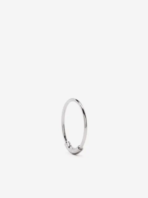 Maria Black 14kt white gold Nancy 12 single hoop
