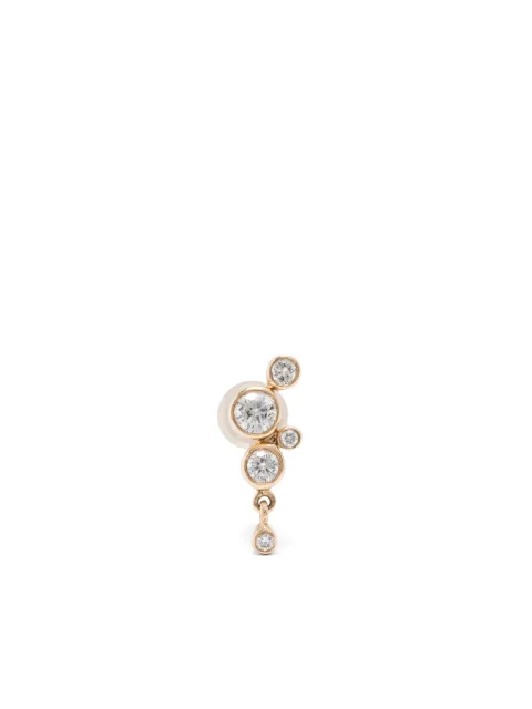Maria Black 14kt yellow gold Hepburn diamond single earring