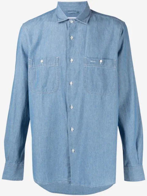ASPESI denim button-down shirt