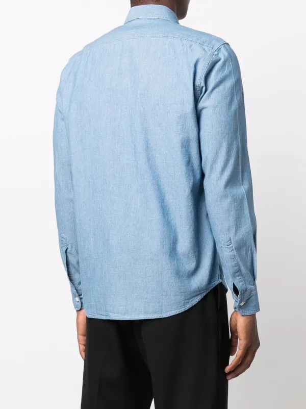 ASPESI デニムシャツ 長袖 ASPESI デニムシャツ | ブルー | FARFETCH JP