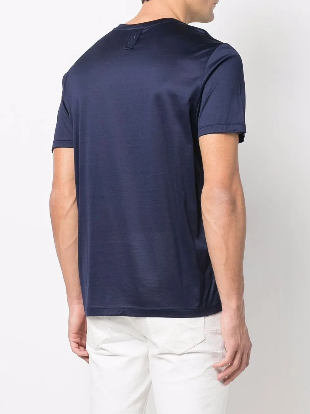 Billionaire Verfraaid T-shirt Blauw