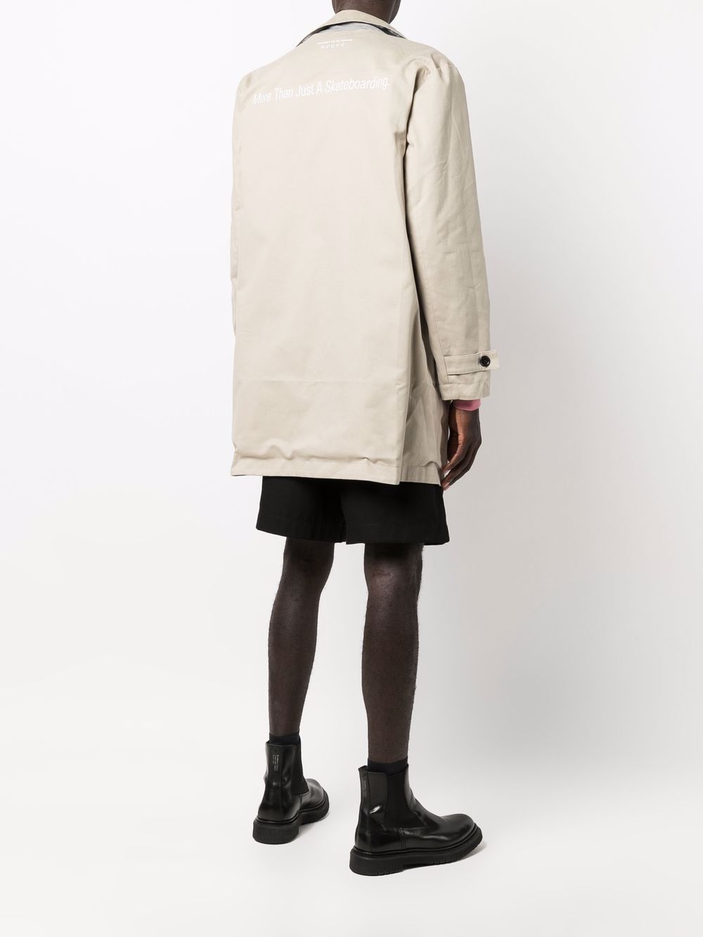 PACCBET Checked button-up Coat - Farfetch