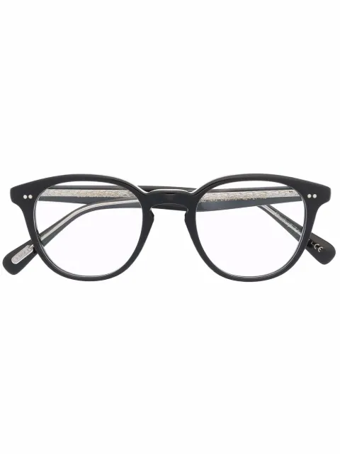Oliver Peoples gafas Desmon con diseño jaspeado