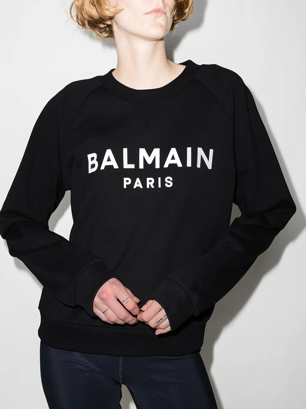 фото Balmain толстовка с логотипом