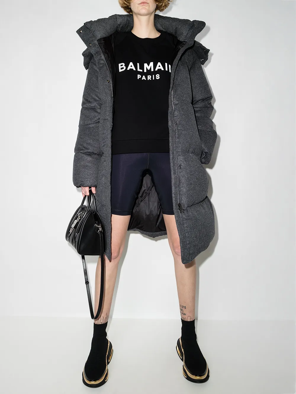 фото Balmain толстовка с логотипом