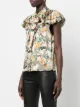 Alice+Olivia Jeannie pussy-bow collar blouse