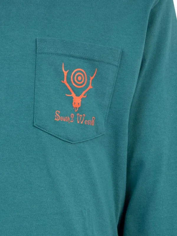 Supreme x South2 West8 long-sleeve T-shirt | Blue | FARFETCH