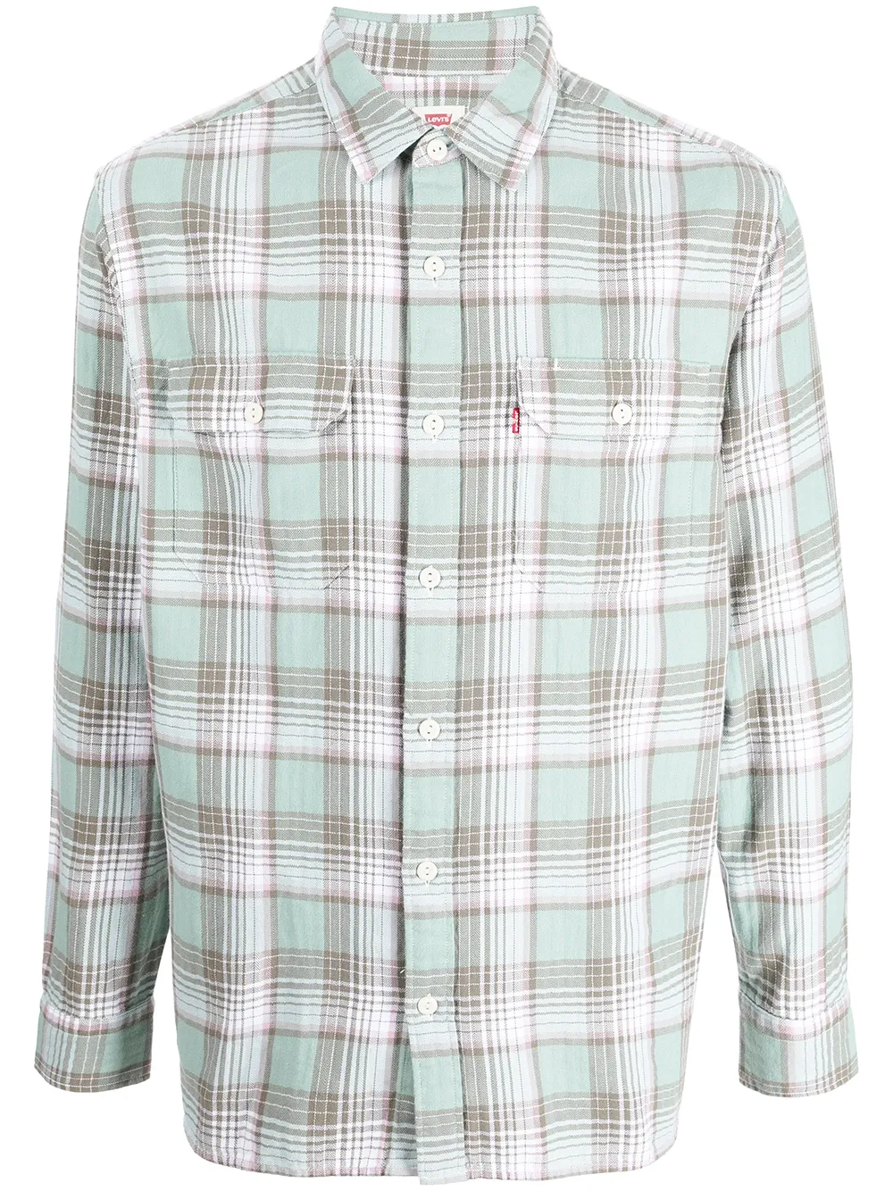 Levi's check-print shirt | Green | Image 1