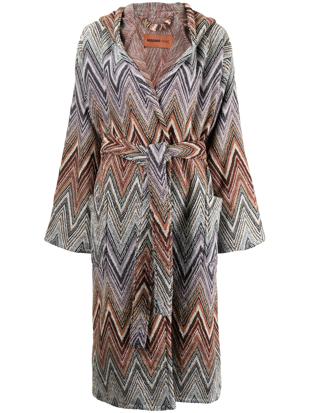 Missoni Home халат Giacomo с капюшоном и поясом