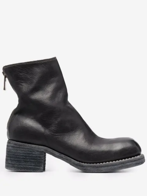 Guidi zip-up ankle boots