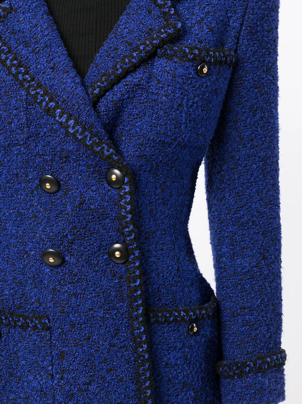 Vintage Chanel 1995 Bouclé Tweed Double Pocket Jacket – Recess