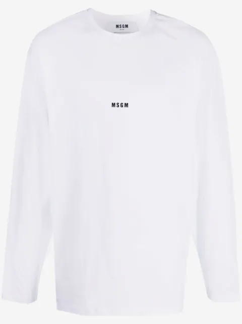 MSGM t-shirt à logo imprimé