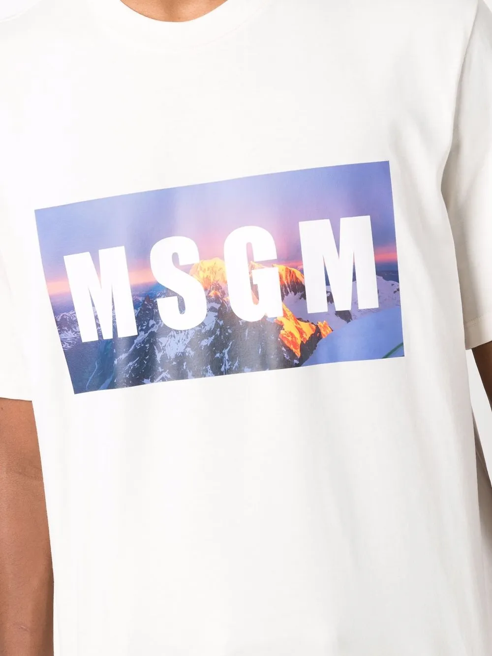 фото Msgm футболка с логотипом