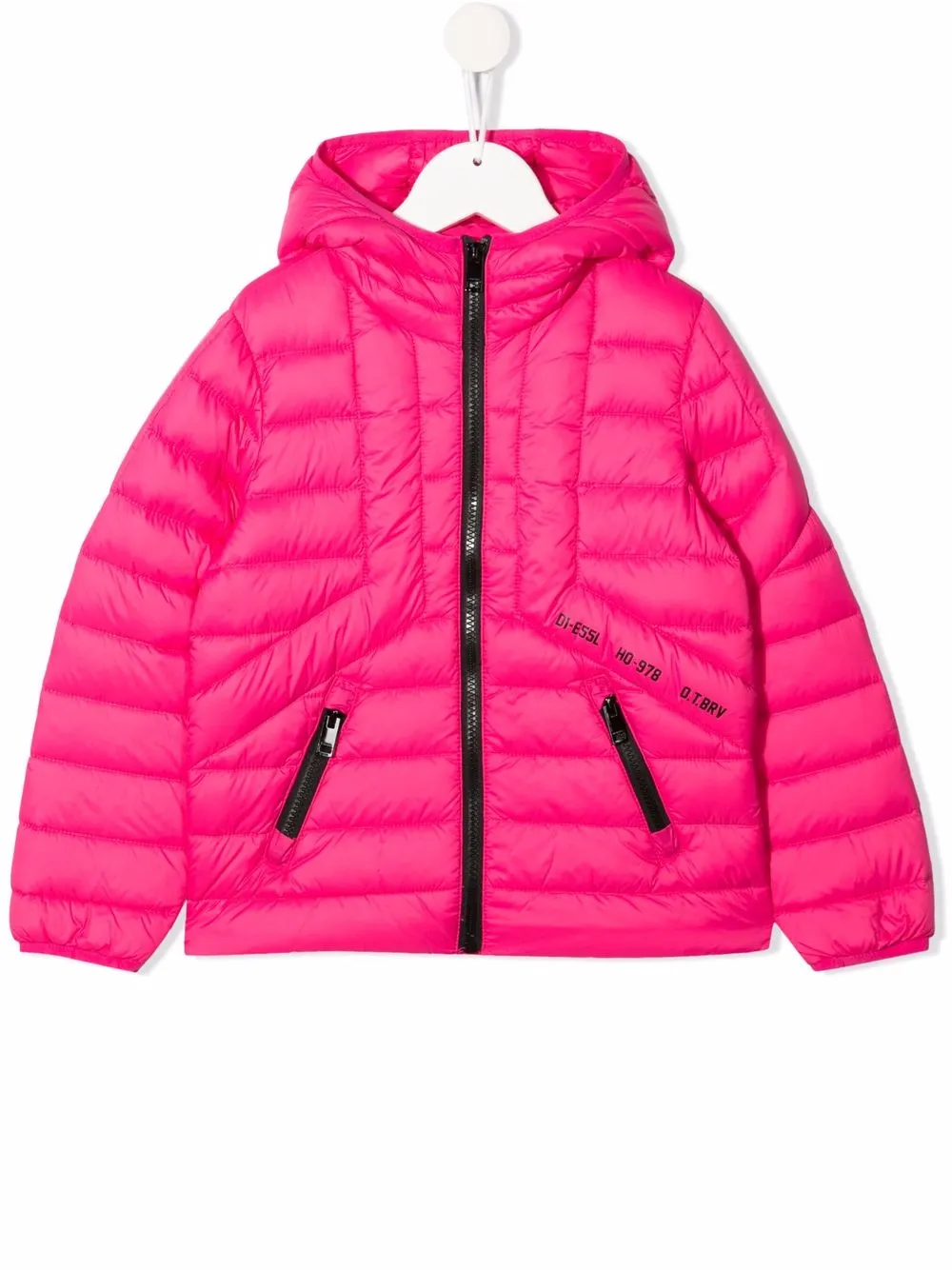 Diesel Kids пуховик с капюшоном