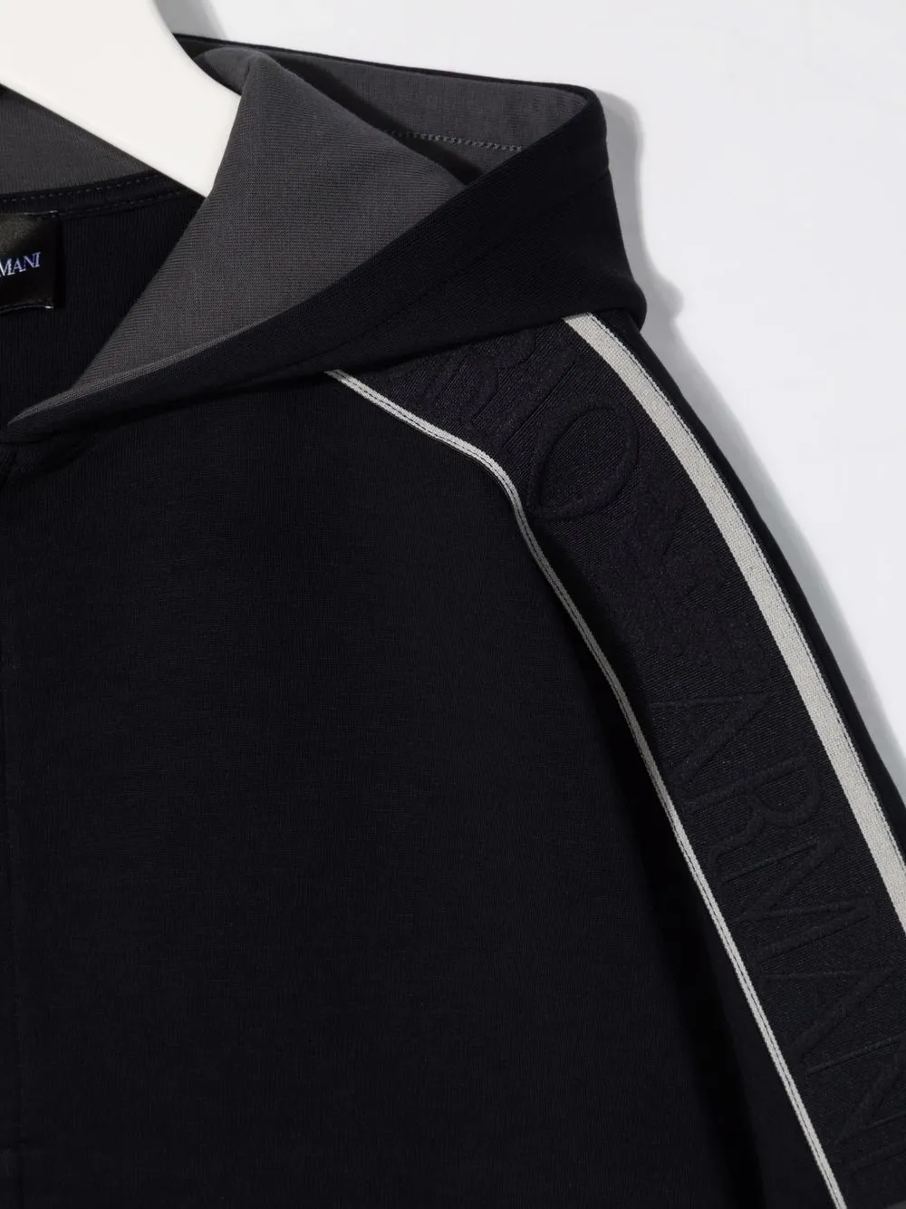  Emporio Armani Kids Kapuzenjacke Mit Reißverschluss   Blau 