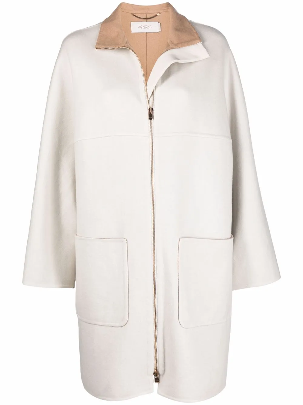 Image 1 of Agnona cashmere zip-up coat