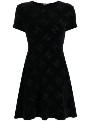 Louis Vuitton 2010s Striped Floral Dress - Farfetch