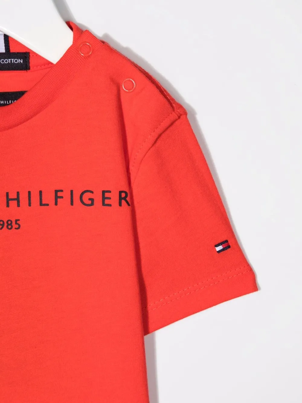 фото Tommy hilfiger junior футболка из органического хлопка с логотипом