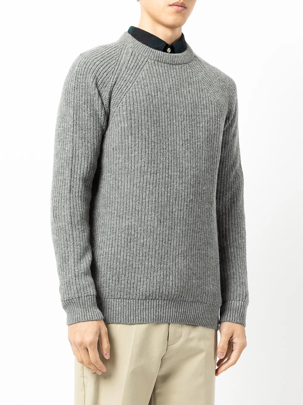 Barbour Trui met ronde hals Grijs