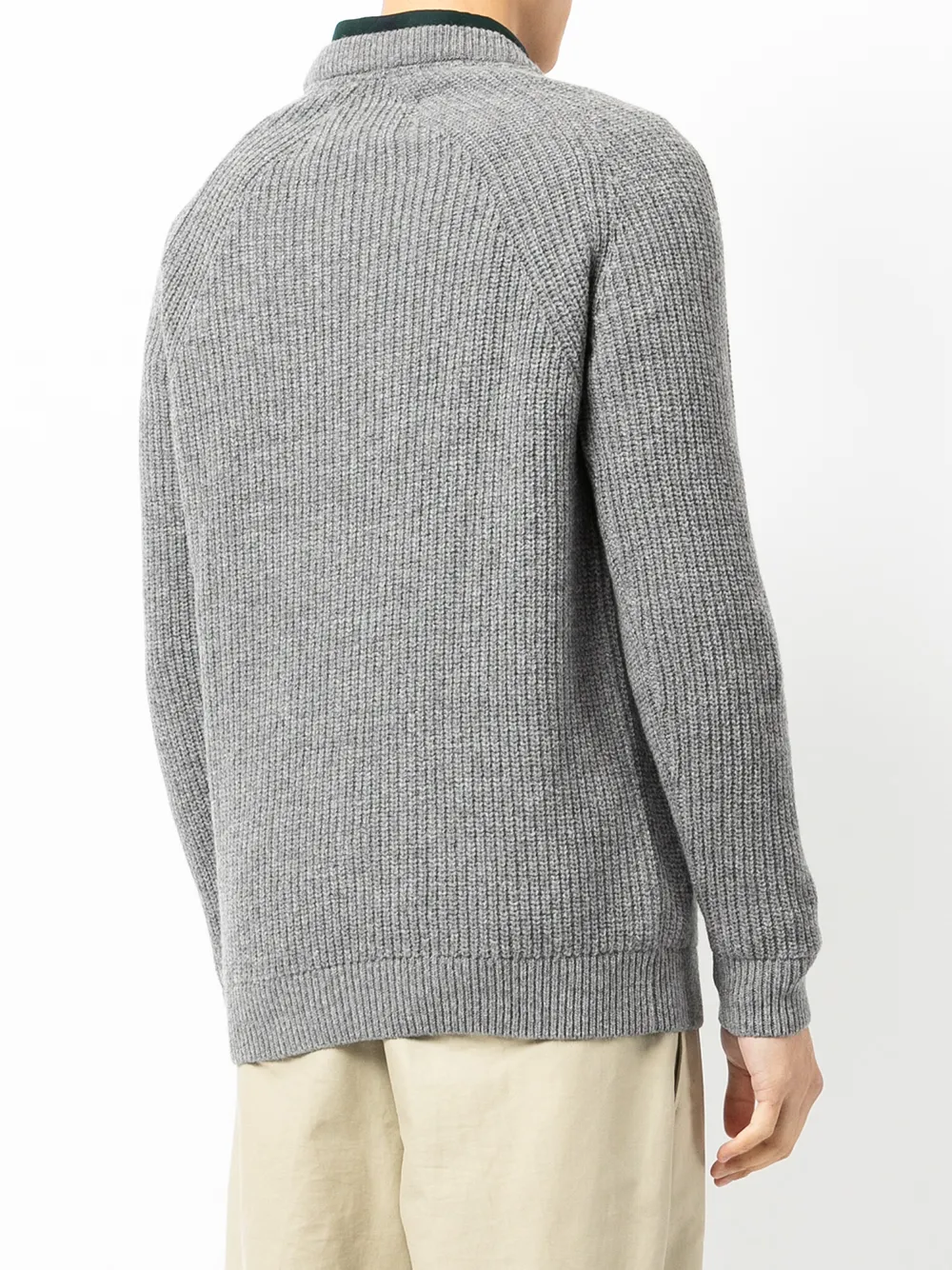 Barbour Trui met ronde hals Grijs