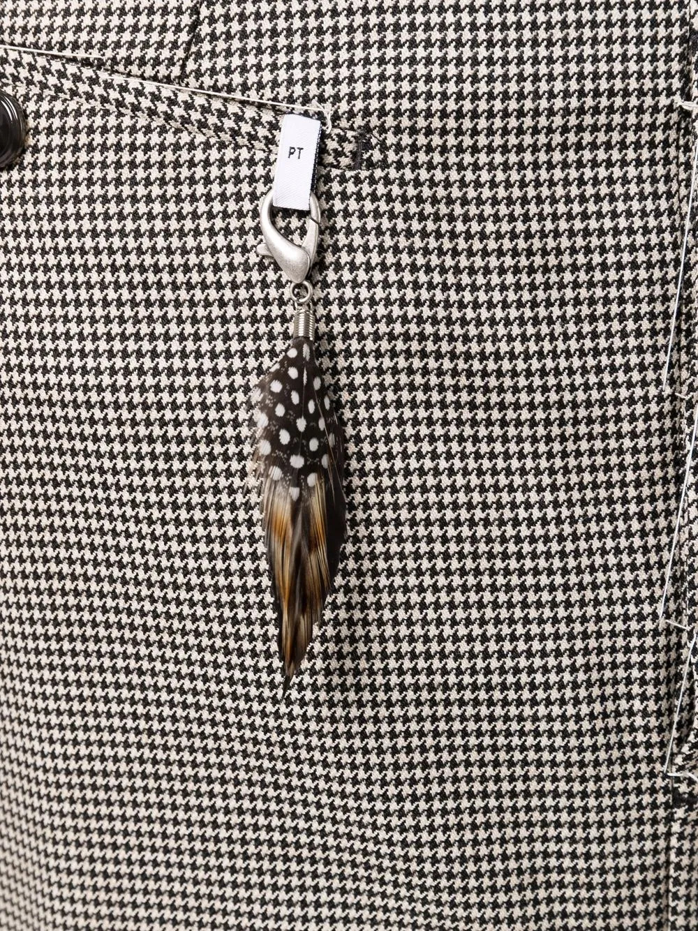 фото Pt01 строгие брюки в ломаную клетку