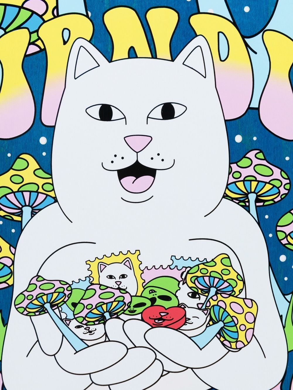 фото Ripndip скейтборд trippy treatz с графичным принтом