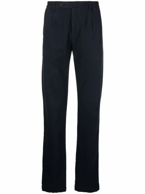 Massimo Alba mid-rise straight-leg trousers