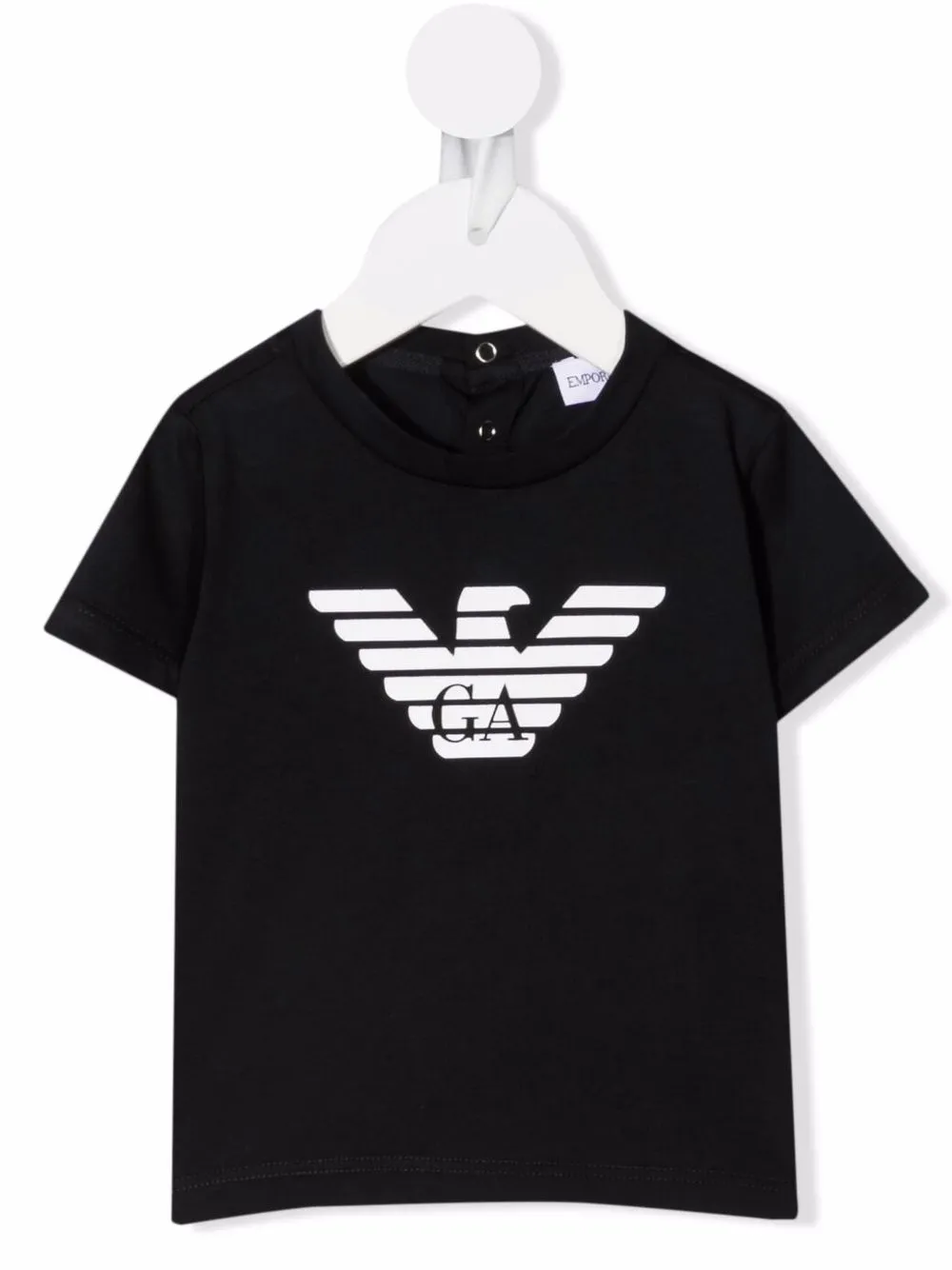 

Emporio Armani Kids playera con logo estampado - Azul