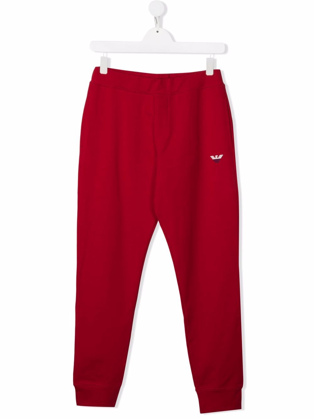 

Emporio Armani Kids pantalones con logo estampado - Rojo