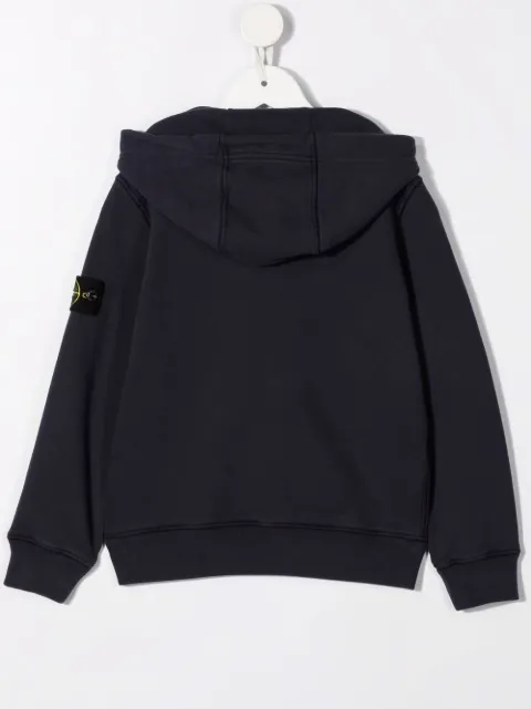 stone island junior black hoodie