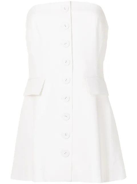 Kimhekim vestido corto estilo bandeau