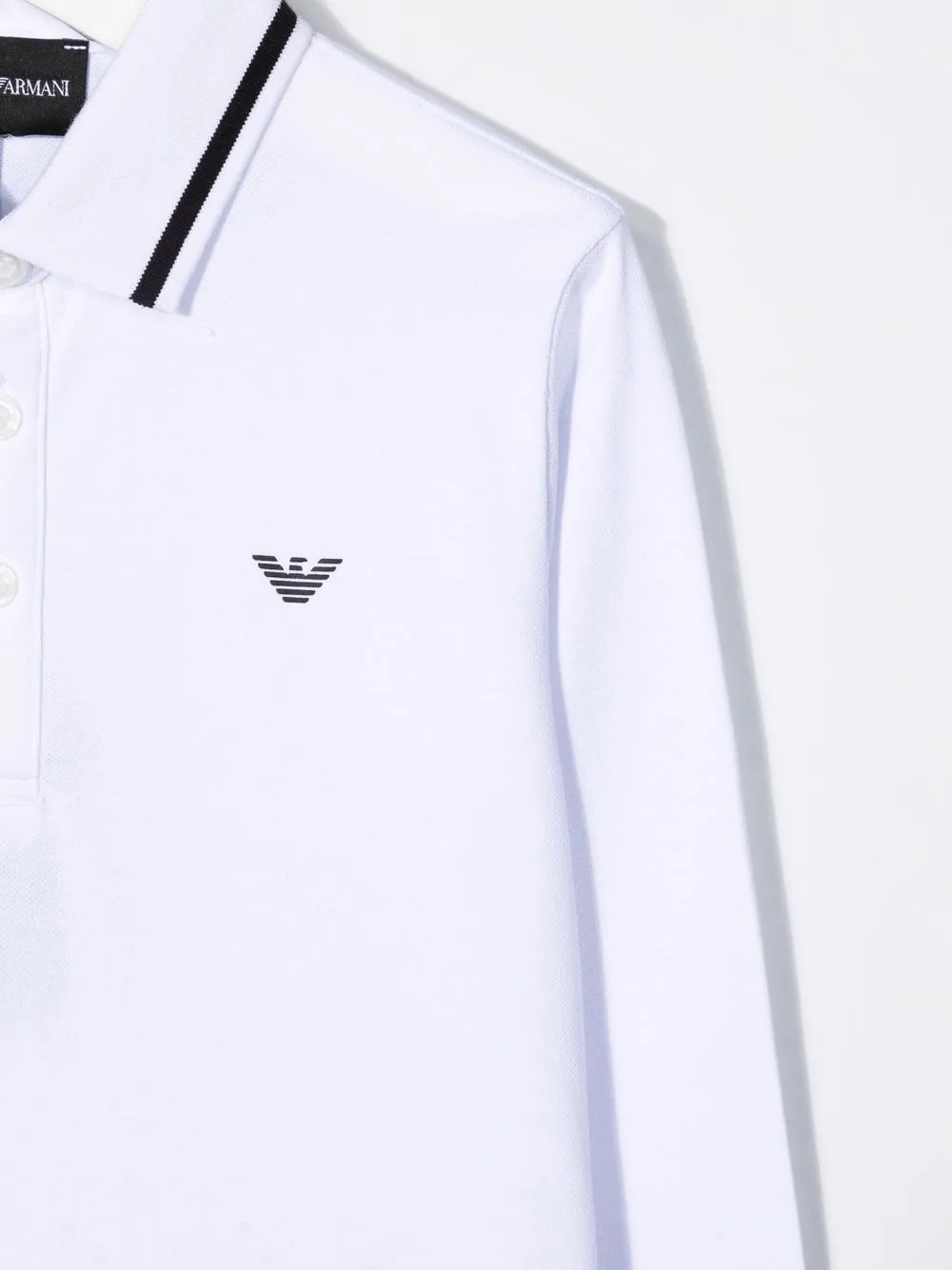 фото Emporio armani kids рубашка поло с логотипом